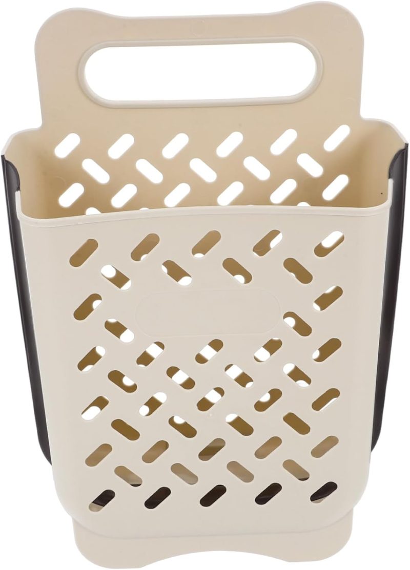 Bathroom Wall Laundry Basket Collapsible Easy Cleanup Large Capacity Stylish Home Storage